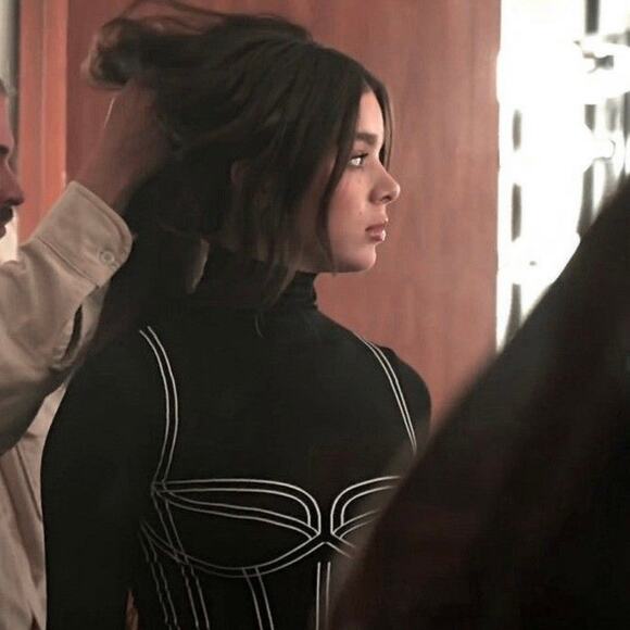 Wolford Theresa String Bodysuit Black White Corset Baddie Luxury Goth Size M - Picture 3 of 16